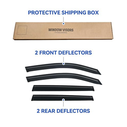 Window Visors Rain Guards for 2019 (2019-2024 Subaru Forester)
