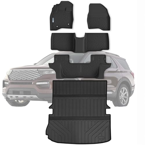 Floor Mats 2015 (2015-19| For Ford Explorer|Full Set)