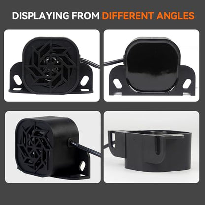 12V 48V Wired Backup Alarm (Black 1PC)