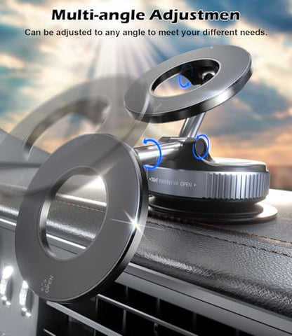 Car Phone Mount Holder for Magsafe (Car Phone Mount-Black)