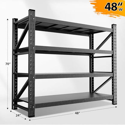 3000LBS Storage Shelves (24"D x 48"W x 70"H)