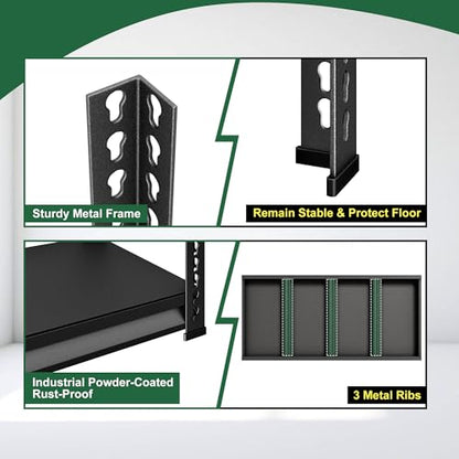 40" W Garage Shelving Heavy Duty (40"W x 16"D x 36"H)