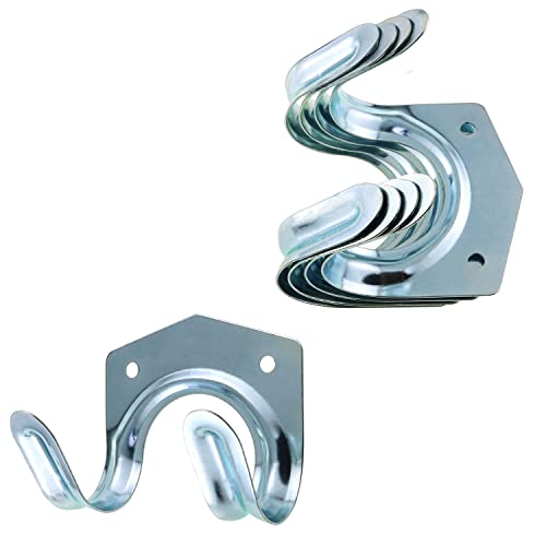 5pcs Tool Hanger Hooks Set Wall Hook for Storage of Tools Hooks to Hang Wall Mounted Double Tool Storage Hooks Brackets to Hang on The Wall
