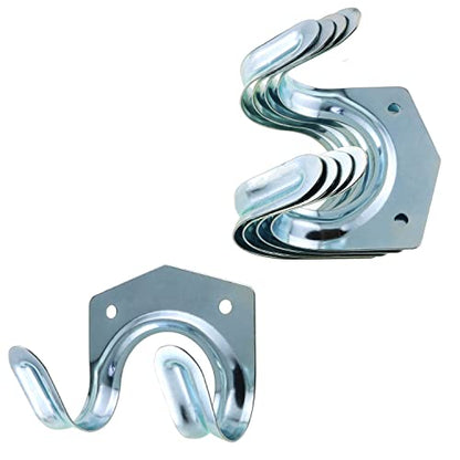 5pcs Tool Hanger Hooks Set Wall Hook for Storage of Tools Hooks to Hang Wall Mounted Double Tool Storage Hooks Brackets to Hang on The Wall