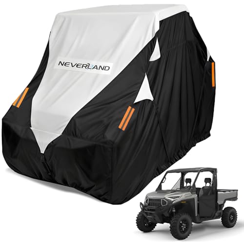 UTV Cover Waterproof 300D Heavy Duty 2 (M: 126"Lx 65"Wx 73"H (Single row seat))