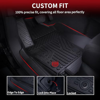 Floor Mats for Honda Passport 2026 Extended Door Sill Coverage