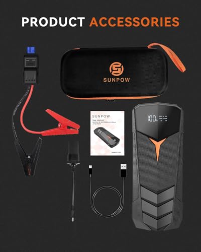 Lithium Jump Starter Battery Pack 2000A Peak 20000mAh (SP-JS02)