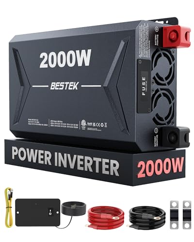 2000W Car Power Inverter (Black)