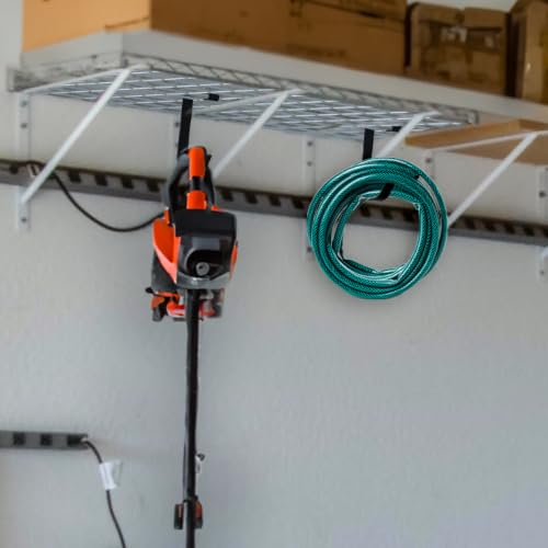 Garage Ceiling Rack Bike Hooks (Orange Flat Hook 4 Pack)
