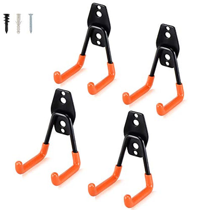 Heavy Duty Steel Garage Storage Hooks (4X Small U hooks)