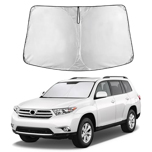 Windshield Sunshade Compatible for Toyota Highlander 2008
