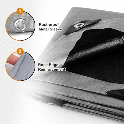 10x20FT Heavy Duty Tarps (10x20ft)