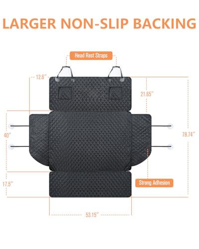 SUV Cargo Liner for Dogs (black - 2 Pockets / L)