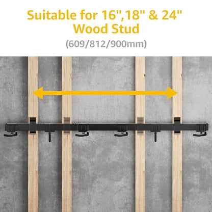 Enhanced Bike Storage Rack (4 Bike Racks & 2 Helmet Hooks)