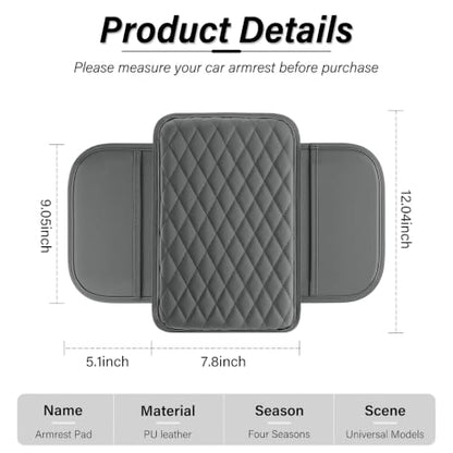 Car Center Console Cover (gray)