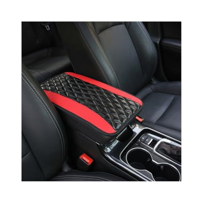 Car Center Console Pad (Black Red)
