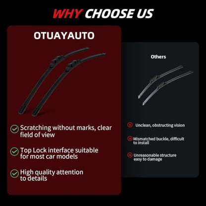 Windshield Wiper Blades Replacement for BMW X3 2011 (26"+20"+13")