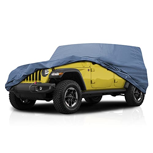 Supreme Car Cover for Jeep Wrangler 2004 (Jeep Wrangler 2004-2026 SUV 2-Door Upgraded Fabric)
