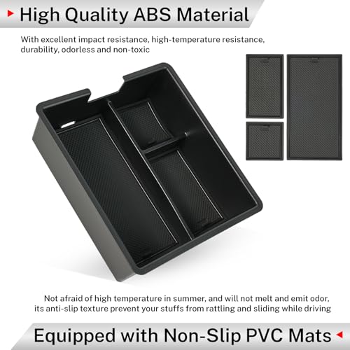 Armrest Center Console Storage Box for Toyota Land Cruiser Prado J120 2004 (GX470 2004-2009)
