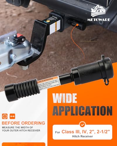Trailer Hitch Lock (Black / 1 Pack)