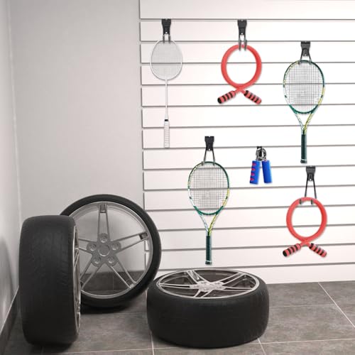 36 Pcs Slatwall Hooks & Hangers (Gray)