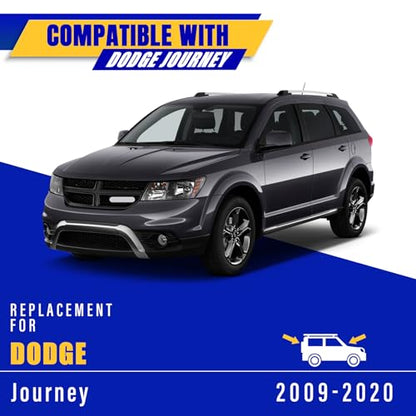 3 Wipers Fits Dodge Journey 2009 (24"/19"/12")