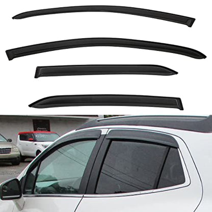 4pcs Window Visors Rain Guards for 2013 (2013-2022 Encore)