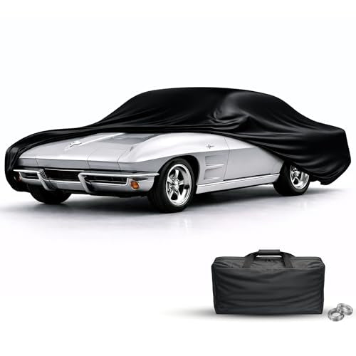 Corvette Car Cover for C2 (Black Satin (Indoor) / C2 (1963–1967))