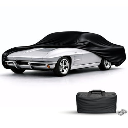 Corvette Car Cover for C2 (Black Satin (Indoor) / C2 (1963–1967))