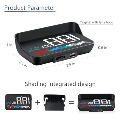 Heads up Display for Cars Speedometer for Car (M7)