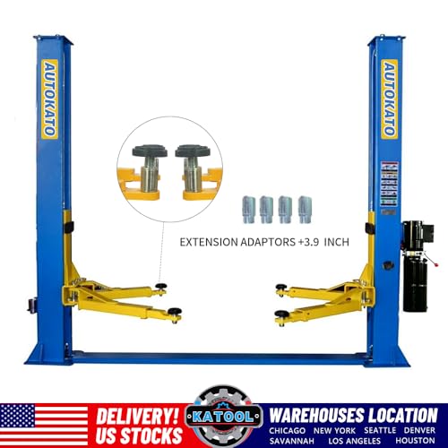 11000lbs 4.0HP 2 Post Lift Car Lift for Home (11000lbs lift)