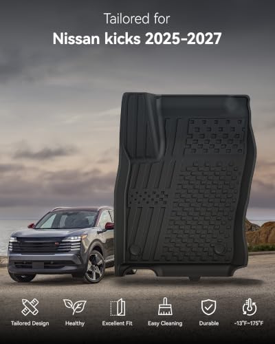 Floor Mats for Nissan Kicks 2025 2026 2027