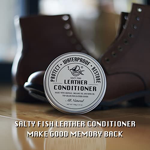 All Natural Leather Conditioner and Cleaner (3.53 Oz with Sponge)