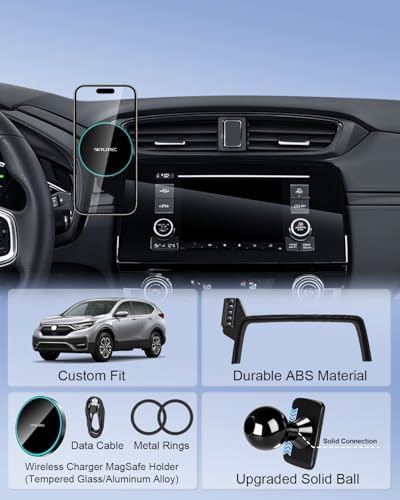 15W Magnetic Charger Phone Holder for Honda CR (Magnetic Wireless Charger / 2017-2022 Honda CRV | 5/7-Inch)