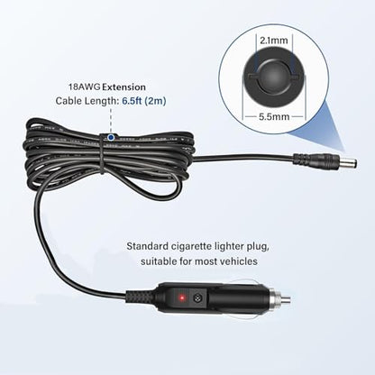14.5V DC Charger Car Adapter Compatible with Dewalt DXAEPS14 1400 Peak Amp 1400Amp DXAEPS14CA 12V Portable Power Station Jump Starter Air Compressor DXAEP514 15V Auto Supply Cord Battery Charger