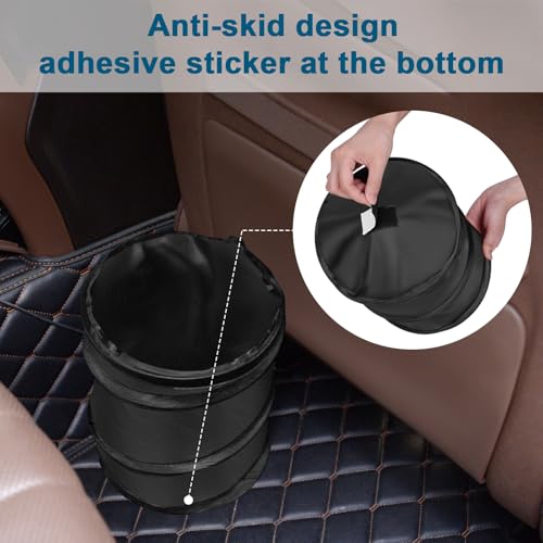 Car Trash Can (Black / 2.6 Gallons)