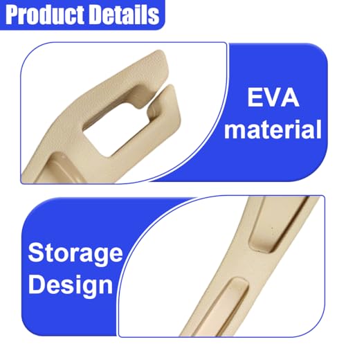 2PCS Car Seat Gap Filler Organizer (Beige)