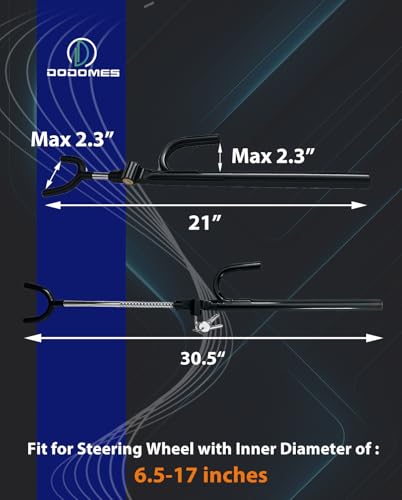 Steering Wheel Lock Anti (Two hooks / Black)