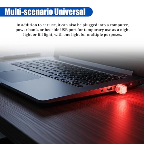4 Pack USB LED Ambient Lights (Red)