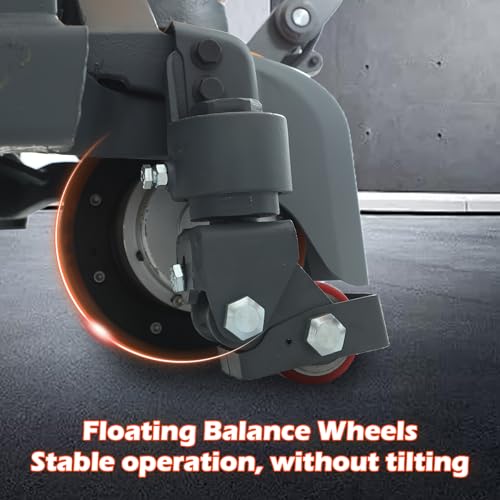 Tory Carrier Full Electric Power Pallet Jack Truck 3300lb Cap. 48" x 27" Fork Size (Orange-3300lbs)