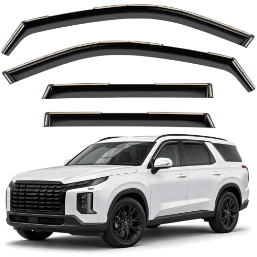 Window Deflectors Smoke Tinted In (For Palisade 21-25)