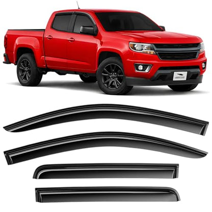 Tape on Extra Durable Rain Guards for Chevrolet (For Colorado 15-22)
