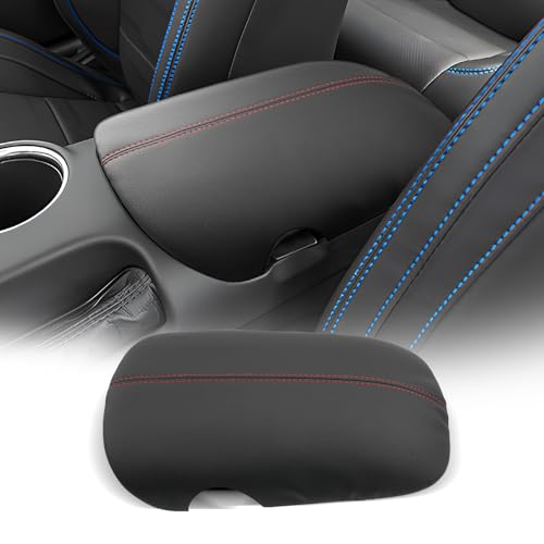 for Ford Mustang 2024 (Mustang 2024-2026 Thin Black Leather Red Line)