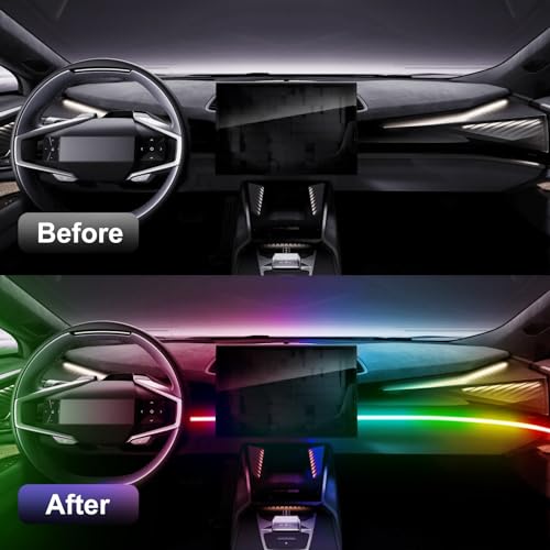 43.3in Acrylic LED Lights for Car (1 in 1 (1*43.3in))