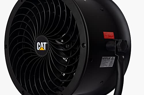 fans - 14”-Blade High-Velocity Pedestal Drum Fan Industrial Grade (Black, 4-in-1): 2,300 CFM, 4-Speed, 360 Degree Adjustable Tilt, Dual Ball Bearing Motor with Die-Cast Cover (HVPD-14AC-BLK) (Black / Pedestal)