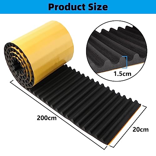 Thick Garage Wall Protector Garage Parking Aid (1 Piece - 79" × 8" × 0.6")