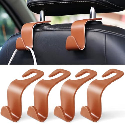Car Seat Headrest Hook (Brown)