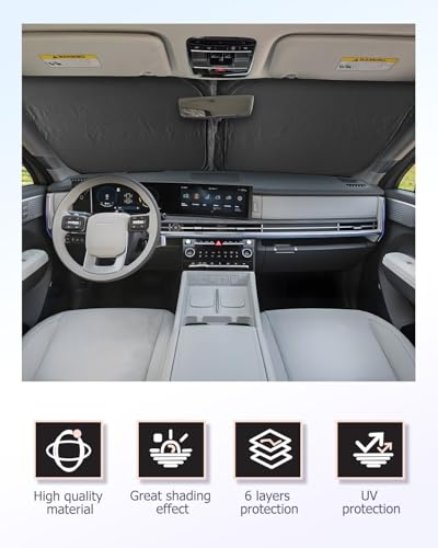 2025 2026 Cayenne Windshield Sun Shade Windshield Sunshade for Porsche Cayenne (2019-2026 Cayenne)