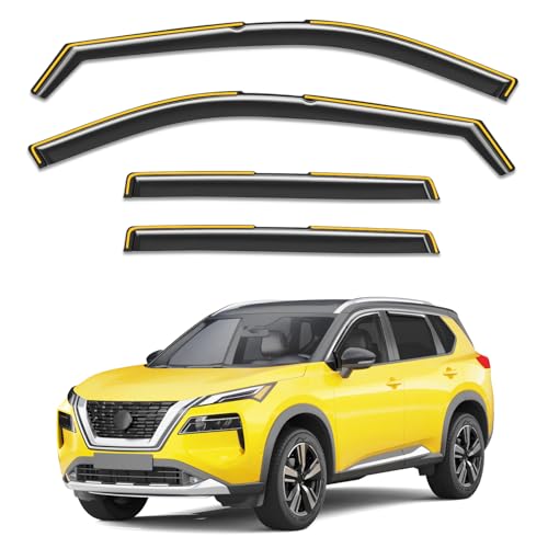 in Channel Window Visors Rain Guards for Nissan Rogue 2021 (2021-2026 Nissan Rogue)