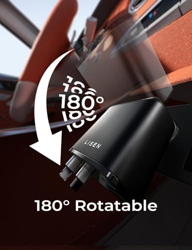 Retractable Car Charger 4 in 1 for Cars (Black / 31.5 Inch)